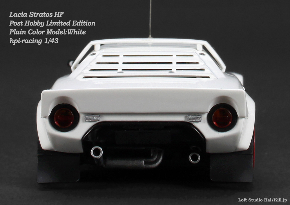 Lacia Stratos HF Plain Color Model:White Post Hobby Limited Edition hpi-racing 1/43